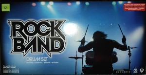 Das Rock Band Schlagzeug noch in der Verpackung